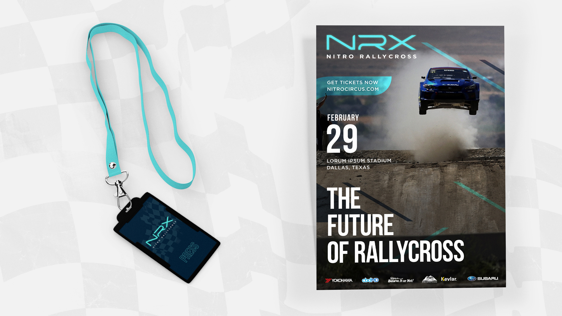Nitro RX Poster Superbase Design Brand Identity