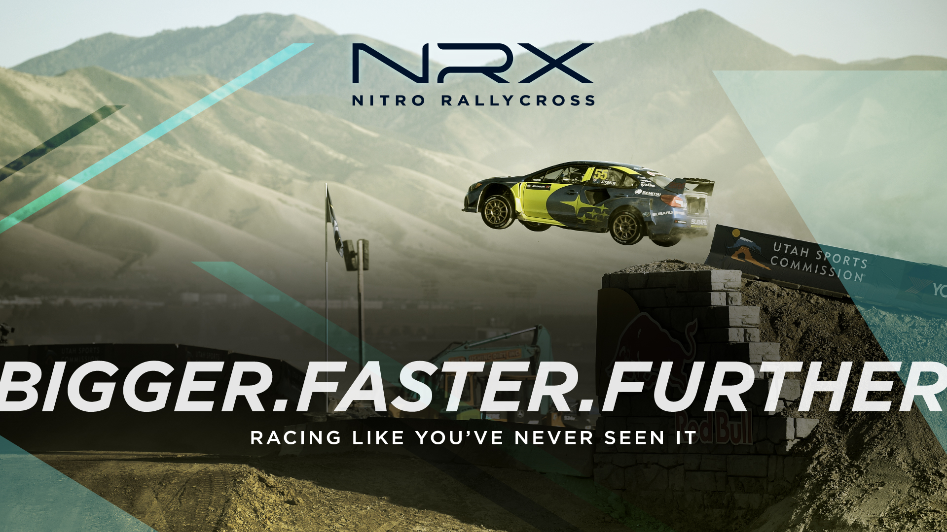 Red Bull Rally Car Jumping Utah Nitro RX