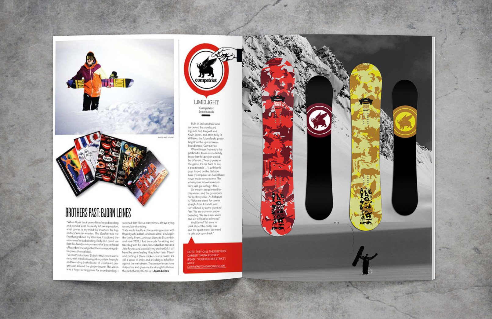 compatriot-snowboards-kevin-jones-series | Superbase® | A Brand Design Agency in Boise, Idaho | Super Base Creative Kevin Jones Pro Model for Compatriot Designed by Superbase